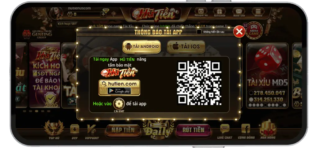 Tải App Hũ Tiền 2026