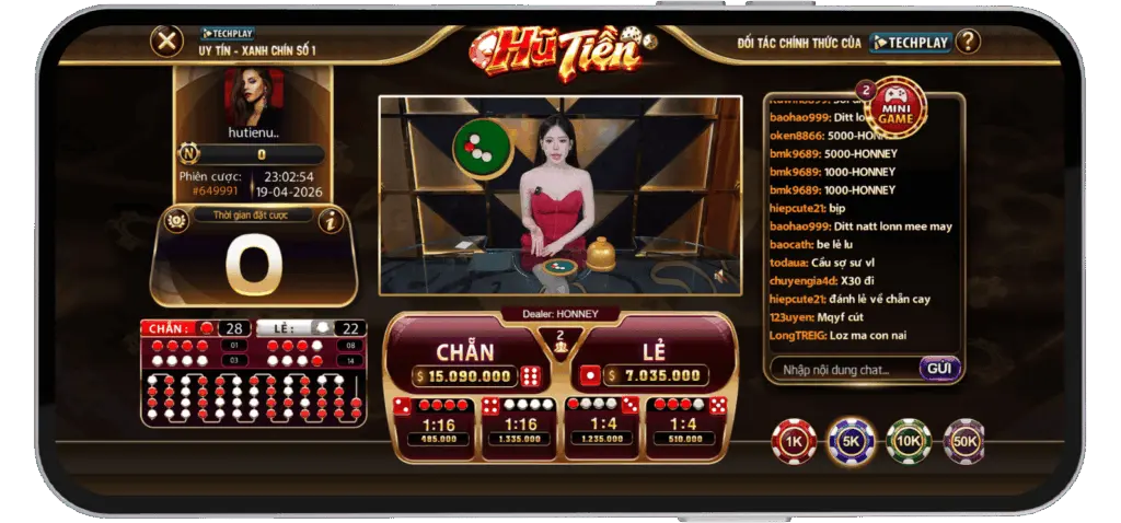 Live Casino Hũ Tiền Xóc Địa 2026