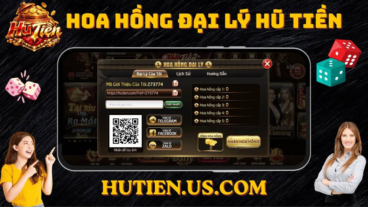 HOA HỒNG ĐẠI LÝ HŨ Tiền